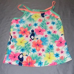 Carter’s racer back tropical bathing suit top - Picture 1 of 3