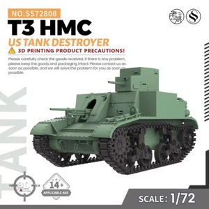 SSMODEL 808 1/72 25mm Military Model Kit US T3 HMC Tank Destroyer GAMES - Picture 1 of 5