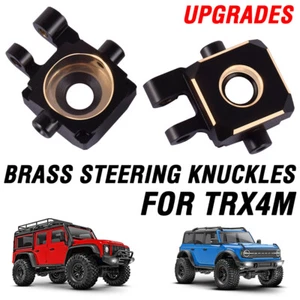 Messing Achsschenkel Lenkblock Achsschenkel für Traxxas TRX-4M 1/18 Upgrades RC Auto UK - Bild 1 von 9