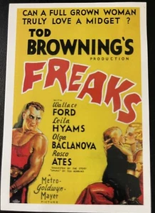 PEGATINA FRIGHT RAGS - TOD BROWNING'S FREAKS - HORROR CLÁSICO - Imagen 1 de 1