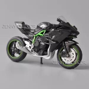 Modellino moto pressofuso scala 1:18 giocattolo Kawasaki Ninja H2R replica in miniatura - Foto 1 di 6