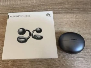 HUAWEI FreeClip Black Open-Ear Wireless Earbuds Bone Conduction VPU Cuff - Picture 1 of 6