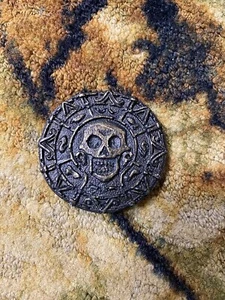 PIRATE ROOM Original Disney Cast Member Prop ~Pieces of 8 Coin CARIBBEAN BEACH - Picture 1 of 3
