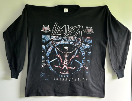 Slayer Shirt Long SleeveDivine Intervention Vintage European Intourvention 1994
