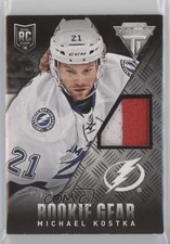 2013-14 Panini Anthology Titanium Update Gear Prime /50 Michael Kostka Rookie RC