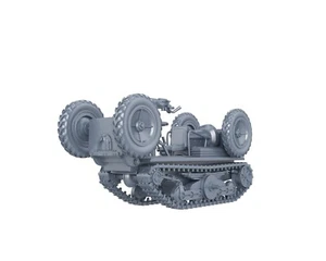 INTERWAR AUSTRIA - ADMK Motorkarrette Mulus tracks - 1/56 1/72 1/87 1/100 3D - Bild 1 von 5