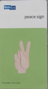 QuicKutz Peace Zeichen 2x2, 2 Stanzformen Set KS-0720 - Bild 1 von 2
