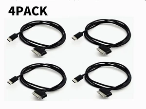 4PACK USB C to 30pin Data Sync Charging Cable for iPhone 3/4 & iPad 1/2/3 1m 3ft - Picture 1 of 7