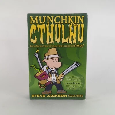 SJG Steve Jackson Games Munchkin Cthulhu Mythos Madness Card Game 2008 SJGames - Image 1 of 4
