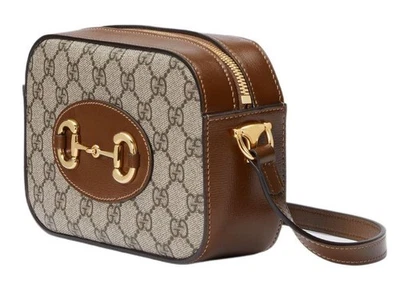 NUEVO BOLSO BANDOLERA GUCCI HORSEBIT1955 GG SUPREME CUERO LONA PEQUEÑO HOMBRO Foto 1 de 4