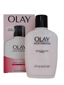 Olay ACTIVE HYDRATING ORIGINAL BEAUTY FLUID LOTION All Day Hydration 6.0 fl oz - Picture 1 of 24