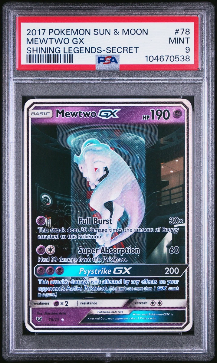 Shining Legends Pokémon TCG Mewtwo Professional Sports