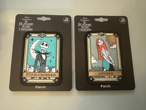 The Nightmare Before Christmas Jack & Sally Bügelbild Aufnäher Neu mit Etikett - Bild 1 von 9