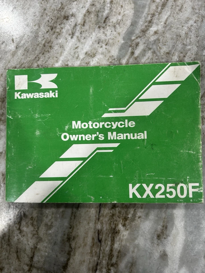 Manual del propietario Kawasaki KX250F Foto 1 de 1