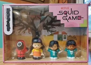Fisher-Price Netflix Squid Game Little People Collector 4 Pack Figures New 2024 - Picture 1 of 14