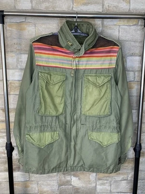 Chaqueta Denim & Supply Ralph Lauren M-65 Para Hombre S Campo Indio Azteca Rayas Foto 1 de 4
