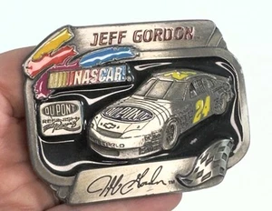 VINTAGE 1995 NASCAR JEFF GORDON LIMITED EDITION BELT BUCKLE AMERICAN LEGENDS    - Picture 1 of 3