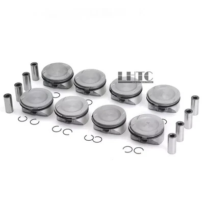 Juego de 8 pistones y anillos STD para Mercedes-Benz E63 G63 AMG W212 W463 W166 M157 5,5 Foto 1 de 4