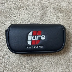 CURE Mallet Putter Headcover schwarz rot weiß neuwertig - Bild 1 von 3