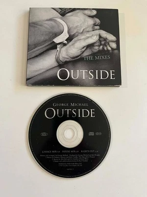ДЖОРДЖ МАЙКЛ Outside (The Mixes) британский компакт-диск сингл 1998 *почти как новый* - Изображение 1 из 2