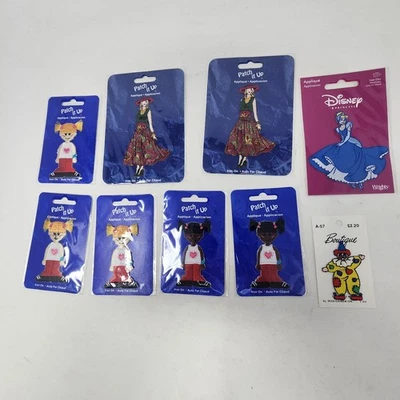 Lot of 9 Patch it Up Disney Embroidered Applique Iron On Sewing Patches NEW - Image 1 of 4