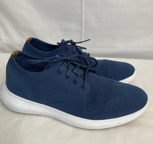 FootJoy FLEX LE2 Wingtip Mesh 56118 Größe 8 M Blau Spikeless Golfschuhe Herren - Bild 1 von 11