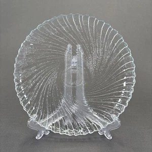 Arcoroc Seabreeze Insalatiera Piatto 7 3/8" Vetro Trasparente Vortice Ricambio Smerlato - Foto 1 di 8