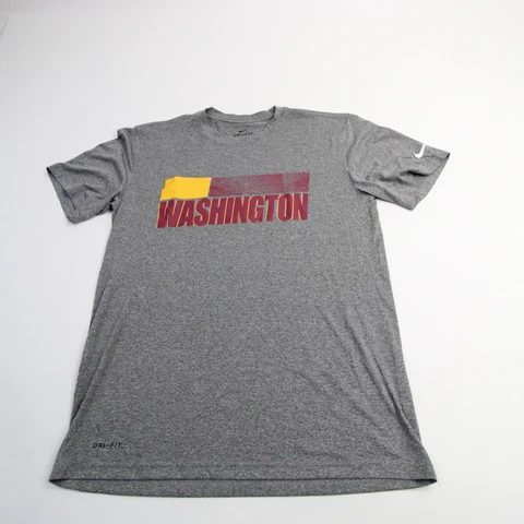 Washington Commanders Nike Dri-Fit Short Sleeve Shirt Men's Gray Used Cover