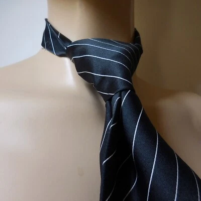 黑色白色领带 Camaieu 复古系列男女通用时尚女性男士 N8556 — 第 1/4 张图片