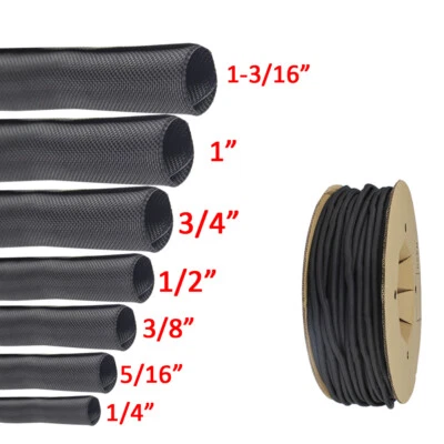 Lote de material tejido de malla de protección de cable trenzado para telar de alambre dividido Foto 1 de 4