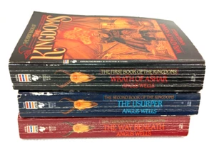 The Kingdoms Trilogy #1-3 Wrath of Ashar Usurper The Way Beneath Angus Wells PB - Picture 1 of 8