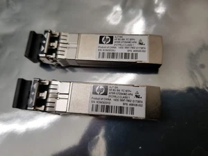 2x HP AJ718A 468508-002 5697-7802 8Gb SW FC SFP+ ricetrasmettitore AFBR-57D9AMZ-HP4 - Foto 1 di 1