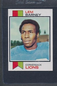 1973 Topps #370 Lem Barney Lions NM *1945 - Picture 1 of 1