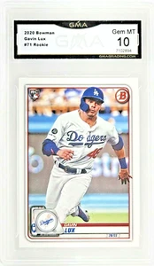 2020 Bowman #71 Gavin Lux RC GMA 10 - Picture 1 of 2