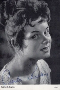 Carla Schreiter - original signierte Autogrammkarte - Picture 1 of 1