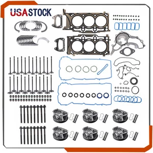 Engine Rebuild Pistons Gasket Bearing Set Fit 11-16 Ram Chrysler Dodge Jeep 3.6L - Foto 1 di 7