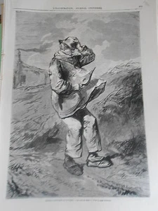 Gravure 1869 - Oeuvres de Gavarni Mois Mars - Picture 1 of 1