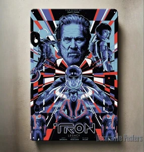 Tron Legacy Movie Metall Poster - Sammlerstück Blechschild - Größe: 20x30cm - Bild 1 von 5