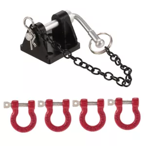 Gancio per rimorchio con grillo di traino RC per parti cingolate RC 1/10 SCX10 - Foto 1 di 9