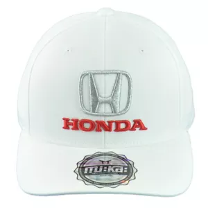 Honda Type R Car Automobile Adjustable White Racing Curved Bill Baseball Hat Cap - Picture 1 of 4
