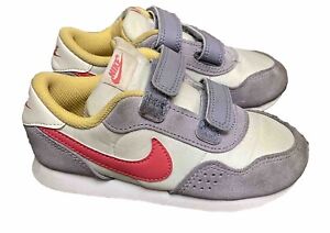 Nike MD Valiant TDV Purple Grey Pink Toddler Infant Strap Shoe CN8560-502 Sz 10c