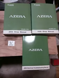 Hyundai Azera 2006 fabricante de equipos originales manual de servicio de reparación + eléctrico - Imagen 1 de 6