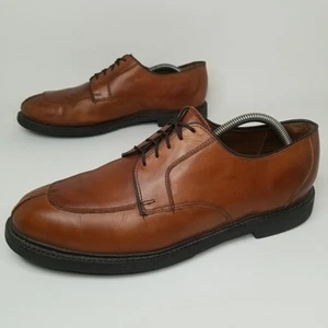 Allen Edmonds Ashton Lace Up Brown Leather Derby Oxfords Men's size 9.5 EEE - Picture 1 of 13