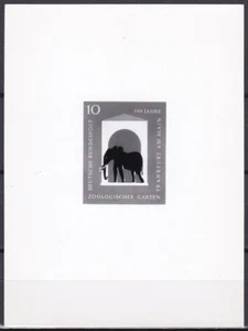 Fotoessay Deutschland Sc784 Elefant, Zoo zu Frankfurt am Main 100 Jahre, unissued - Bild 1 von 1