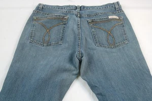CK Calvin Klein 12 (32W,30L,9"Rise) Boot Cut Denim Jeans #UR988 - Picture 1 of 5