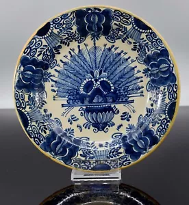antiker Wand- Teller Delft Holland De Pauw -Dekor D23,5cm - Bild 1 von 5