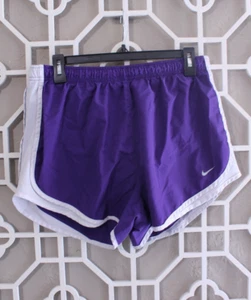 Nike pantaloncino uomo XL viola bianco corsa jogging outdoor palestra foderato uomo 36W - Foto 1 di 16