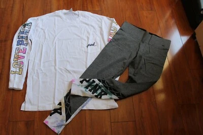 CAMISA, LEGGINGS VICTORIAS SECRET TALLA M MUJER NUEVA CON ETIQUETAS  Foto 1 de 3