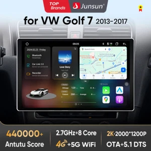 Radio de coche 128G Android 13 Carplay WIFI GPS Navi 128G para VW Golf VII 7 2013-2017 - Imagen 1 de 18