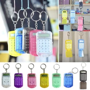 Mini Flip Calculator Portachiavi Trasparente con Button Cover Portatile Ca2aw VT66 - Foto 1 di 21